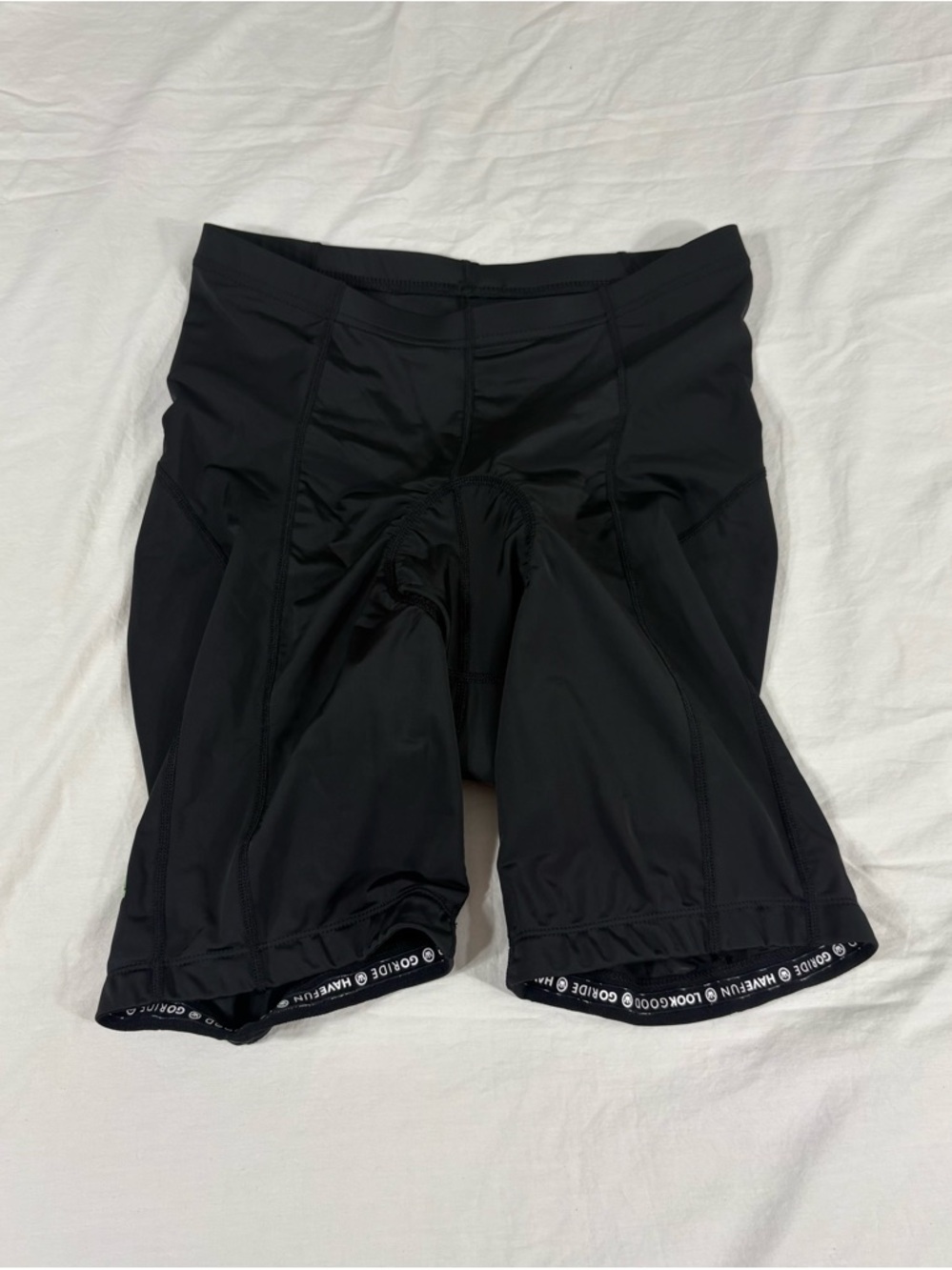 Canari Mens Black Ciclyng Padded Shorts..See Measurements.
